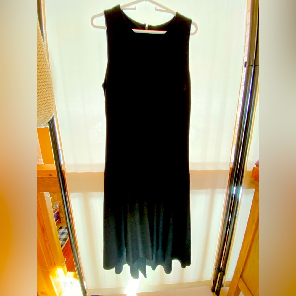 Banana republic sleeveless wool drop waist dress.